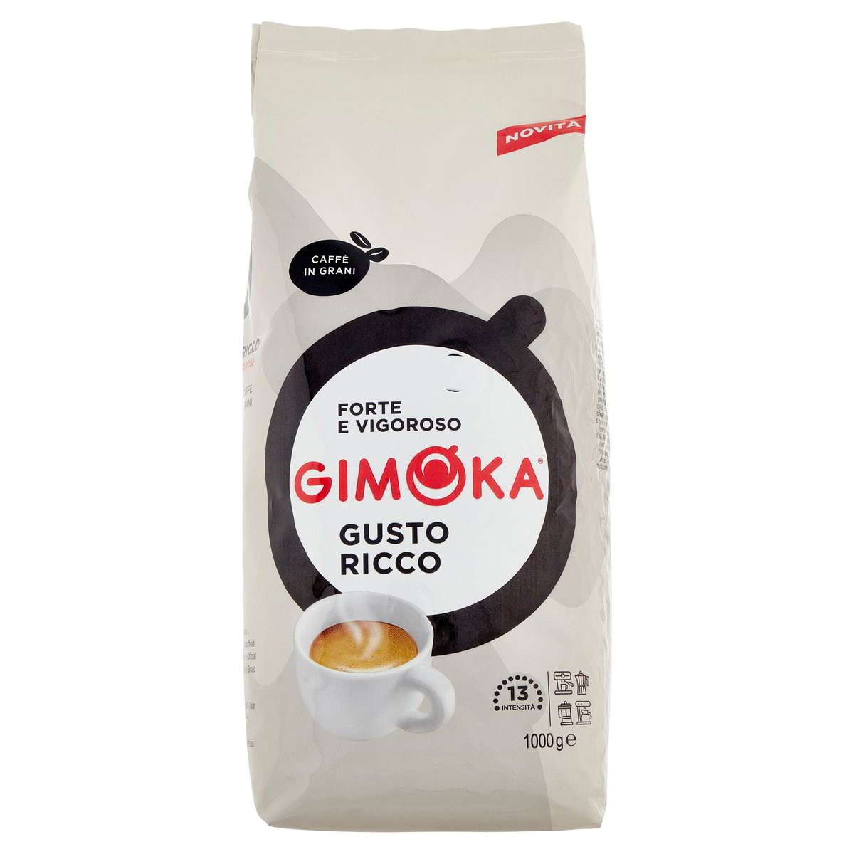 Cafea boabe Gimoka Gusto Ricco 1 Kg | Emporio Asselti